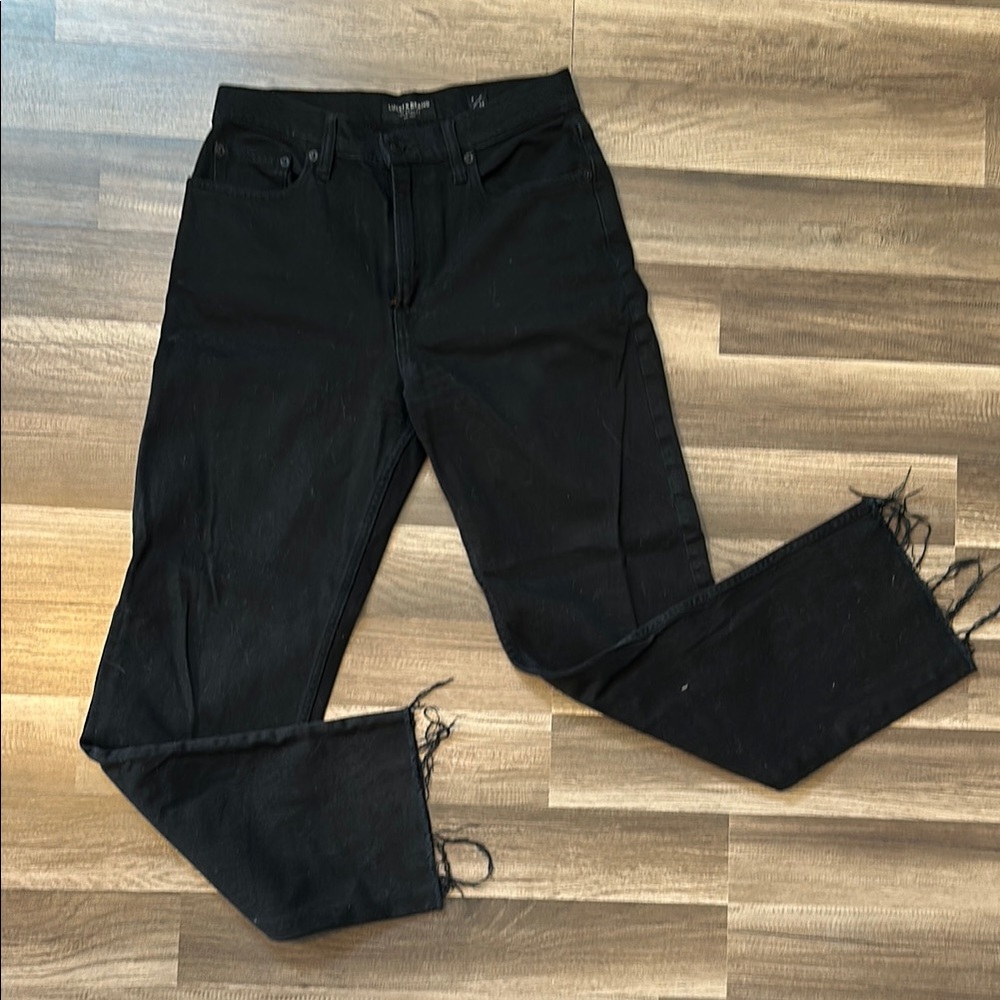 Black Stovepipe Jeans